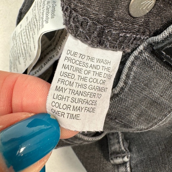 Madewell Jeans Womens 27 Faded Black 11" Skinny High Rise - Picture 6 of 14